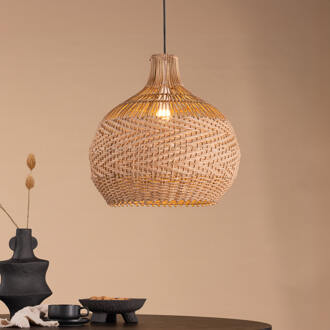 Hanglamp 'Jamiee' Rattan Naturel