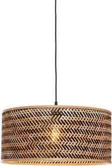 Hanglamp Java - Bamboe|Zwart - Ø50cm Bruin