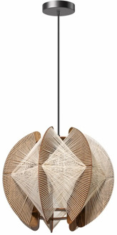 Hanglamp Jessica Ø 40 cm bruin beige