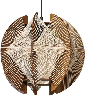 Hanglamp Jessica Ø 50 cm bruin beige