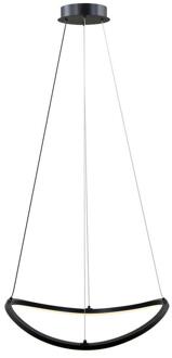 Hanglamp Joa LED - Mat - 110xØ52 Cm - Metaal - Zwart