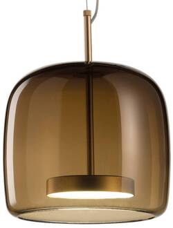 Hanglamp Jube SP 1 P van glas, bruin