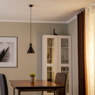 Hanglamp Jump, zwart, Ø 20 cm zwart mat