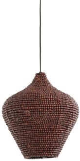 Hanglamp KALENGA - Ø36x41cm - Bruin