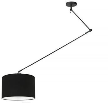 Hanglamp Knik met zwarte kap Ø 40 cm zwart