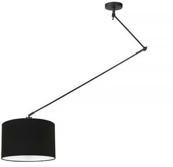 Hanglamp Knik met zwarte kap Ø 40 cm zwart