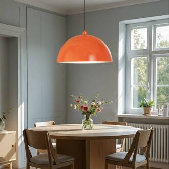 Hanglamp Kure, oranje, metaal, Ø 60 cm, E27