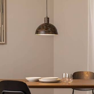 Hanglamp Kure, zwartbruin, metaal, Ø 30 cm, E27