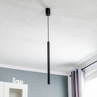Hanglamp Laser, 1-lamp, zwart, kap 49 cm