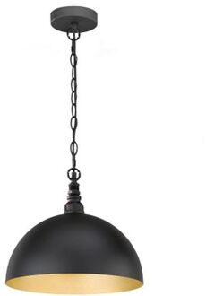 Hanglamp Leitung Zwart ⌀35cm E27 60w