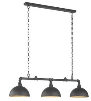 Hanglamp Leitung Zwart 3xe27 60w
