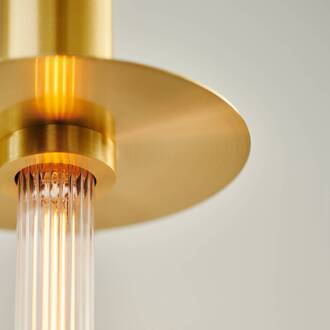 Hanglamp LIBERTY Disc, goudkleurig geborsteld goud