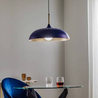 Hanglamp Lincoln, blauw/goud donkerblauw, goud