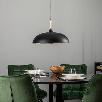Hanglamp Lincoln, zwart/goud zwart, goud