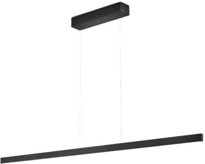 Hanglamp Linda-132, zwart, CCT, gebarenbediening
