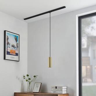 Hanglamp Lindby Linaro, 20 cm, goud, 1-fase, GU10 zwart, goud