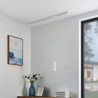 Hanglamp Lindby Linaro, 20 cm, wit, 1-fase, GU10