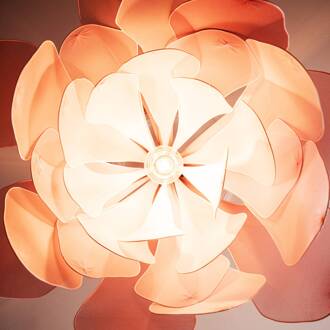 hanglamp Lou Lou, roze, Ø 80 cm, stof