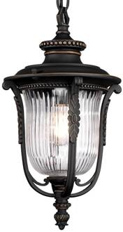 Hanglamp Luverne voor buiten brons, helder