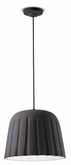 Hanglamp Madame Gres keramiek 30 cm antraciet