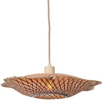 Hanglamp Madura bamboe/kap ø44x12cm nat/bruin, S