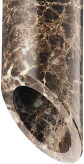 Hanglamp Marble Art, bruin, marmer, hoogte 30 cm, Ø 5 cm