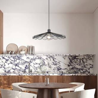 Hanglamp Margarita, Ø 50 cm, zwart, E27, metaal