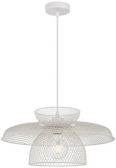 Hanglamp Maronti, wit, Ø 43 cm, metaal