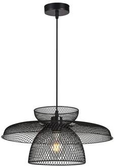 Hanglamp Maronti, zwart, Ø 43 cm, metaal