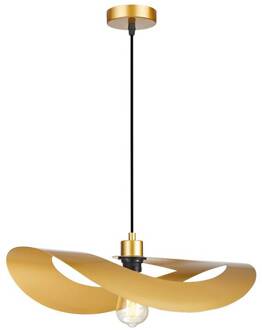 Hanglamp Mas, goudkleurig, Ø 50 cm, metaal