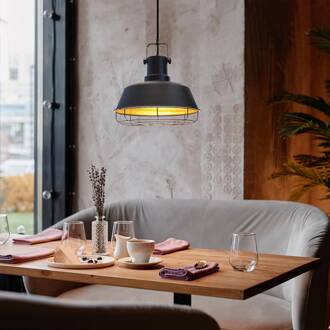 Hanglamp Mason, zwart, Ø 41 cm, metaal, E27