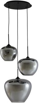 Hanglamp Mayson - Smoke Glas - Ø40cm - 3L Grijs