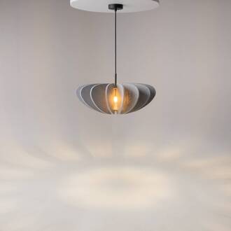 Hanglamp Maytoni Cambio, grijs, Ø 58 cm, vilt, E27 grijs, zwart