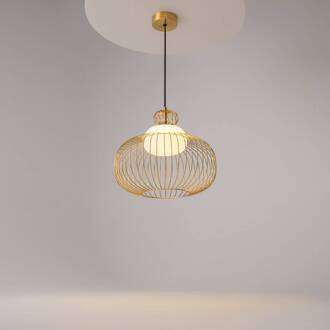 Hanglamp Maytoni Levitation, Ø 34,5 cm, G9, messing messing, wit