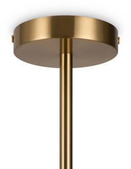 Hanglamp Maytoni Marble, 6-lamps messing, wit