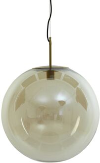 Hanglamp Medina - Glas Amber - Ø48cm Goud