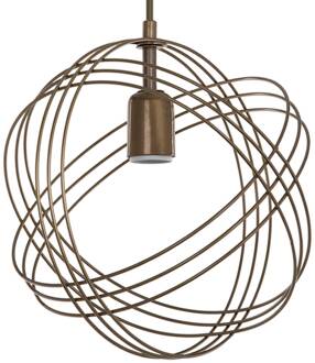 Hanglamp Mekik, oud goud, metaal, Ø 28 cm