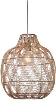 Hanglamp Mendoza bamboe/kap ø40xh.50cm naturel, L