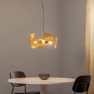 hanglamp Moira, goudkleurig, Ø 50 cm, 3-lamps