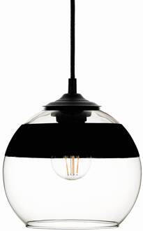 Hanglamp Monochrome Flash helder/zwart Ø 20cm transparant, zwart