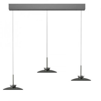 Hanglamp Moon 3 lichts L 140 cm comfortlift donker grijs