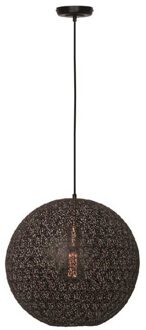 Hanglamp Moon Zwart Mat Goud 30cm