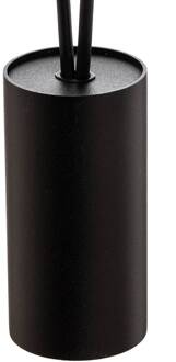 Hanglamp More Eye, 5-lamps, zwart