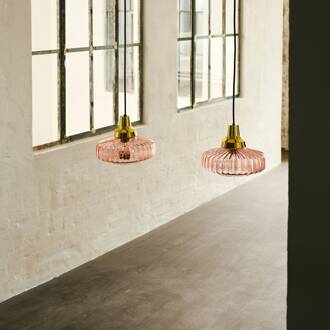 Hanglamp New Wave Optic, roze roze, goud, zwart