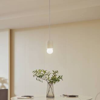 hanglamp Nielson, Ø 11 cm, beige, gips beige, wit