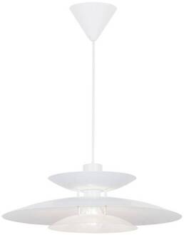 Hanglamp Nino, wit, Ø 45 cm, metaal