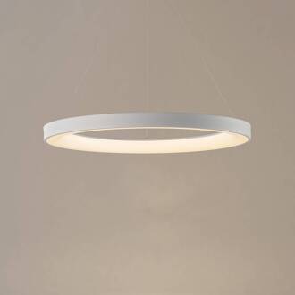 Hanglamp Niseko II, afstandsbediening, Ø 50 cm, wit