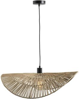 Hanglamp Noam - 120x60x63 Cm - Metaal/Papier - Bruin