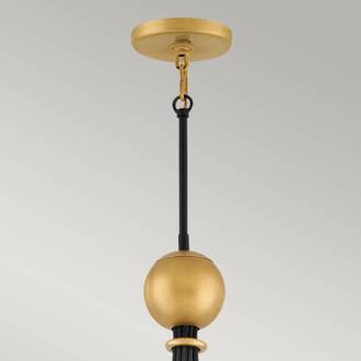 Hanglamp Nula, gebundeld, wit/goud, 15-lamps wit, goud, zwart