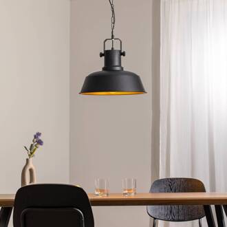 Hanglamp Orema, zwart, Ø 40 cm, metaal, E27